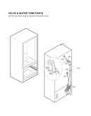 Valve & water tube parts