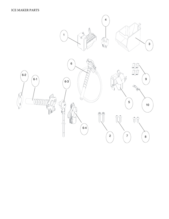 Ice maker parts