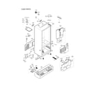 LG LRDCS2603D/00 case parts diagram