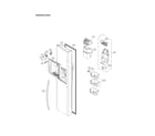 LG LSXS26326S/09 freezer door diagram