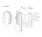 LG LSXS26366S/03 refrigerator door diagram