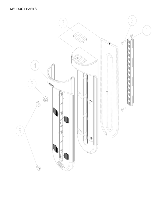 M/f duct parts