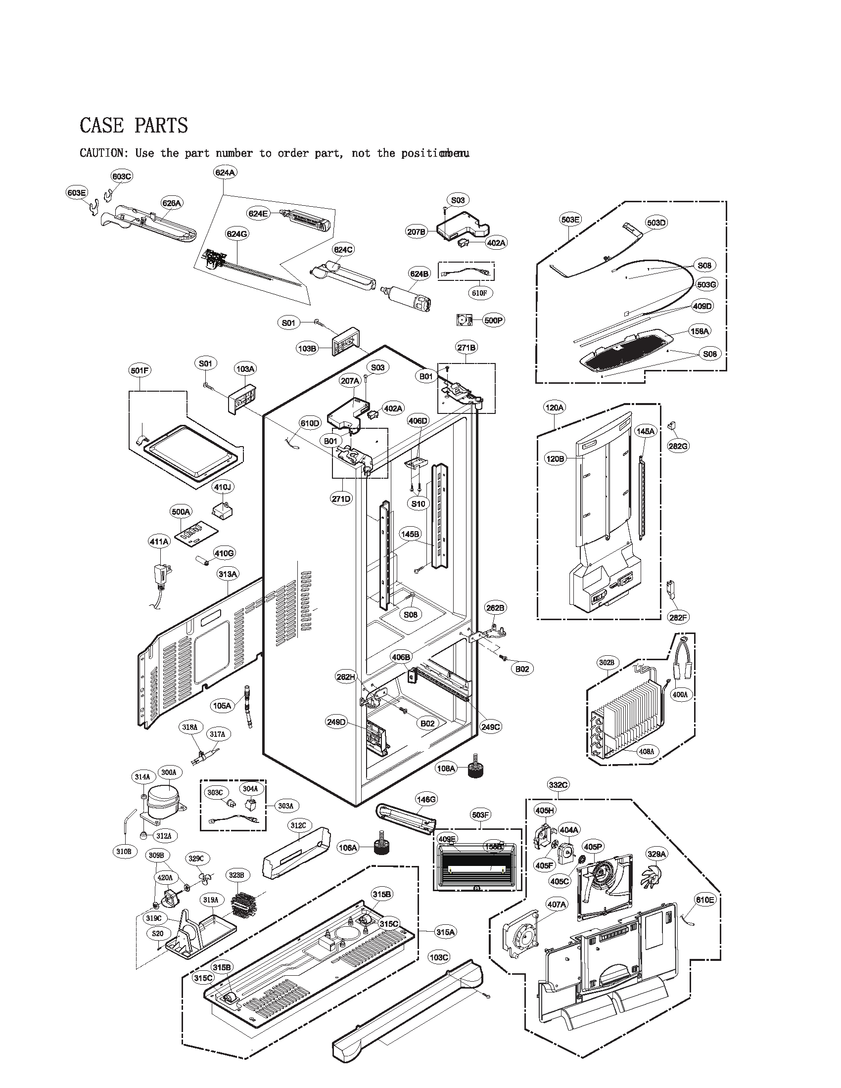 CASE PARTS