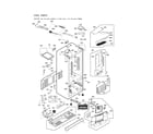 LG LFX28968SW/03 case parts diagram