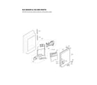 LG LFX28968SW/03 ice maker & ice bin parts diagram