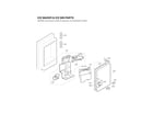LG LMXS30776S/05 ice maker & ice bin parts diagram