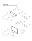 Freezer door parts