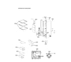 LG LRSDS2706S/00 refrigerator compartment parts diagram