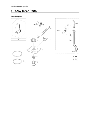 Inner parts assy