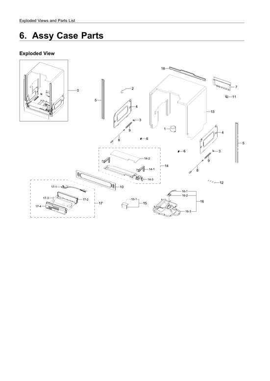 CASE PARTS ASSY