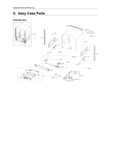 Case parts assy