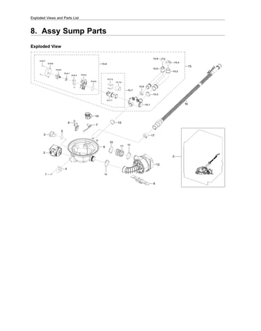 Sump parts assy