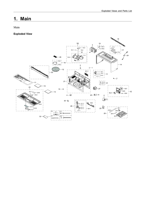 Main unit assy