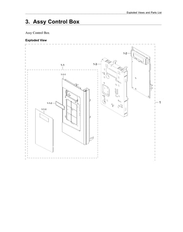 Control box assy