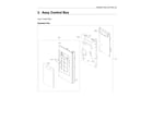 Samsung ME16A4021AW/AA-00 control box assy diagram