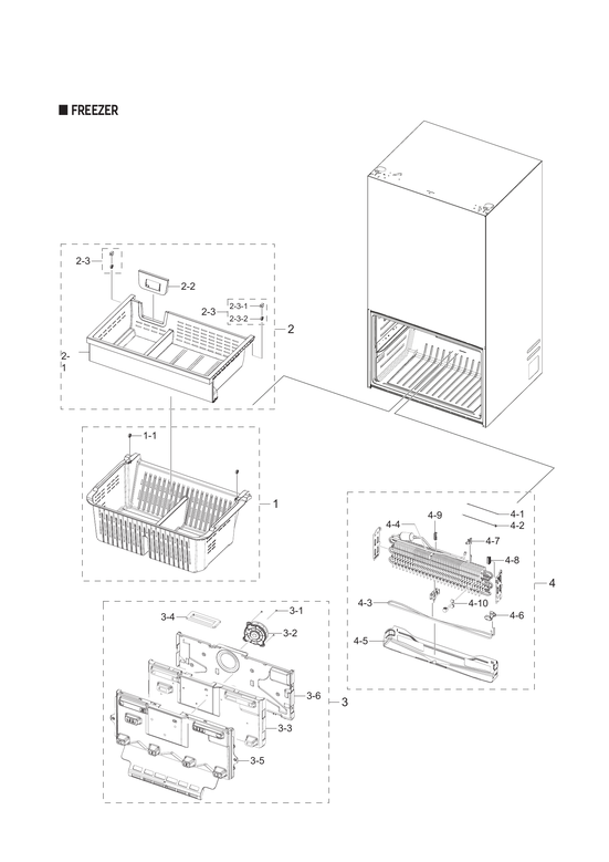 Freezer parts