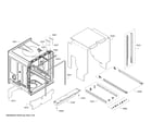 Bosch SHEM63W55N/13 tub/trim diagram