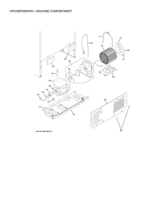 Machine compartment