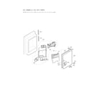 LG LFX28968SW/02 ice maker & ice bin parts diagram