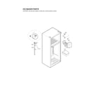 LG LTCS24223W/01 ice maker parts diagram