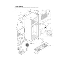 LG LTCS24223W/02 case parts diagram