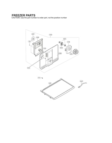 Freezer parts