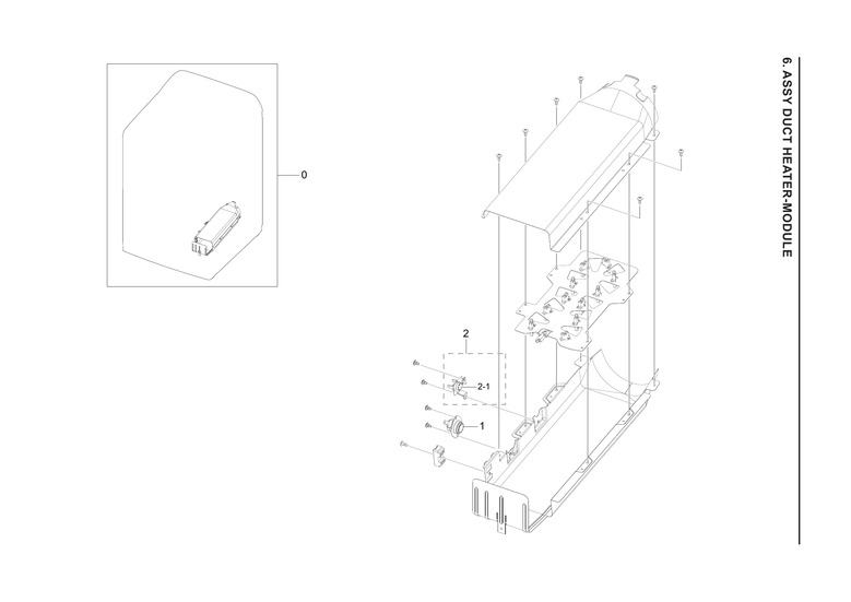 Heater duct-module assy