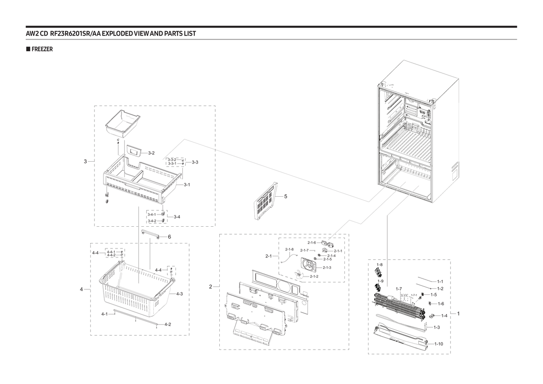 Freezer parts