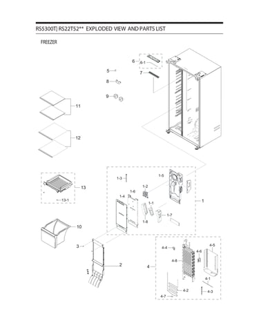 Freezer parts
