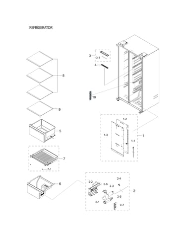Refrigerator parts