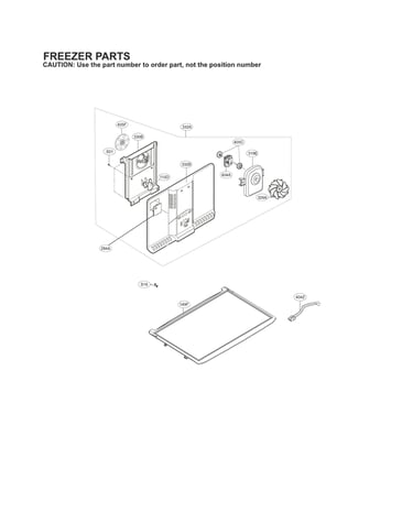 Freezer parts