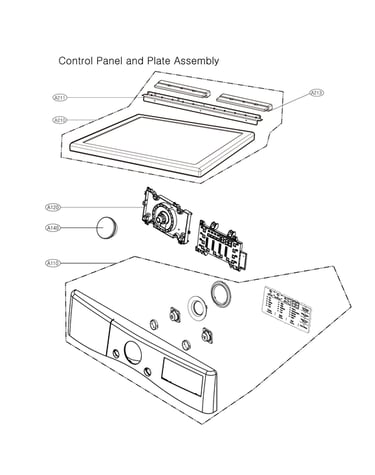 Control panel & plate assy