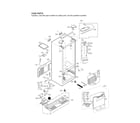 LG LFCS22520D/01 case parts diagram