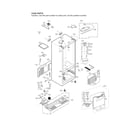 LG LFDS22520S/04 case parts diagram