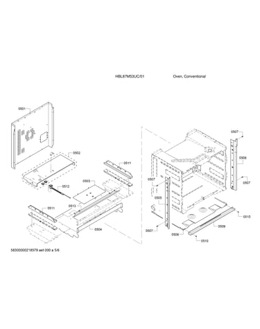 Rear housing/side trim