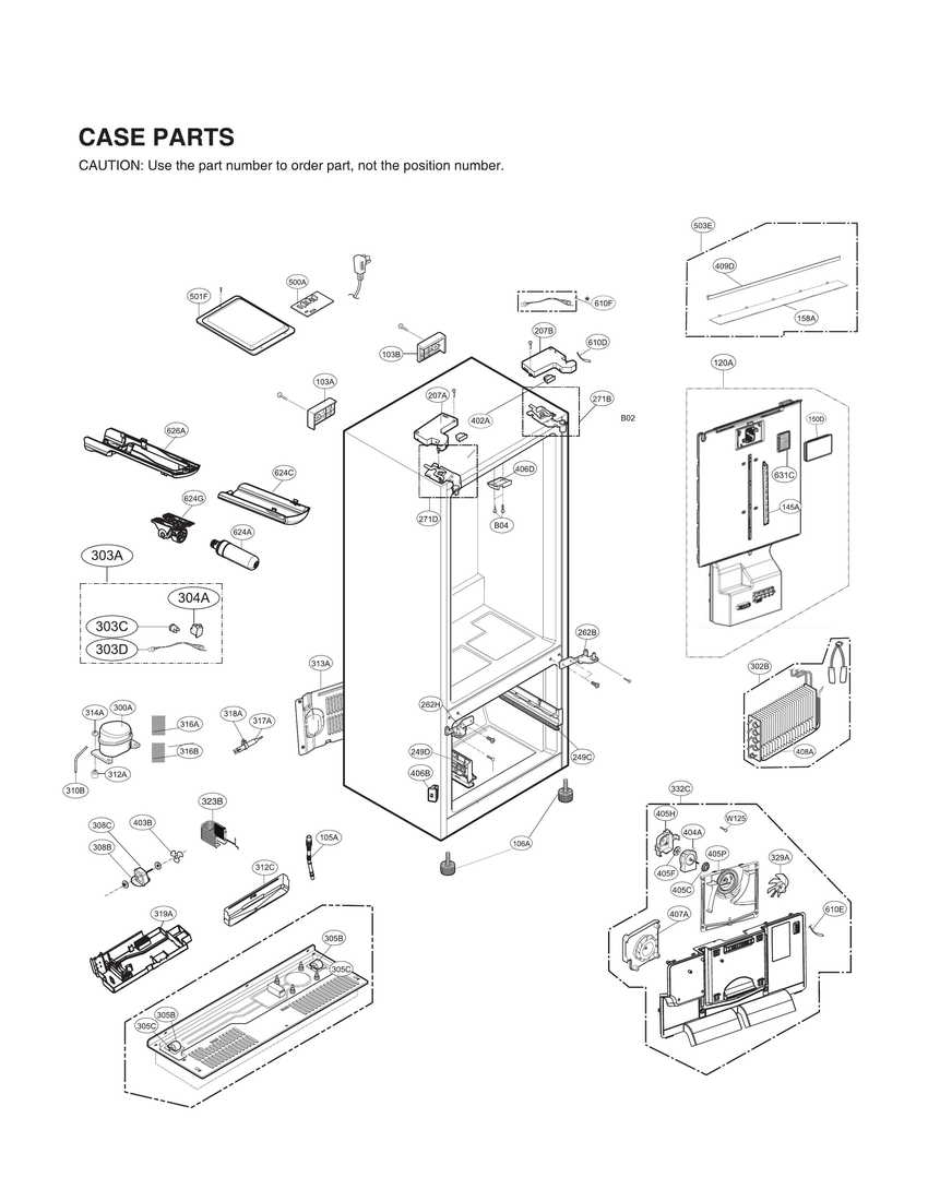 Case parts