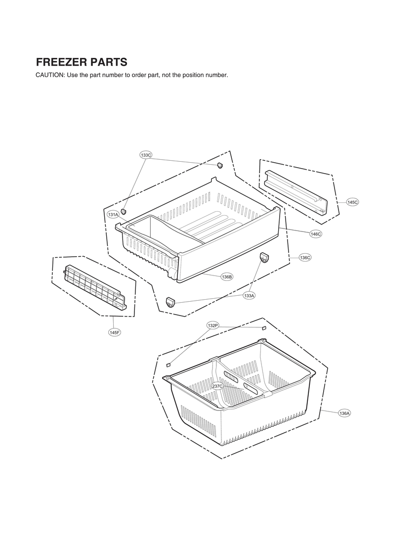 Freezer parts