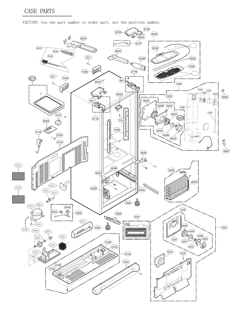 Case parts