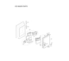 LG LMXS27676D/00 ice maker parts diagram