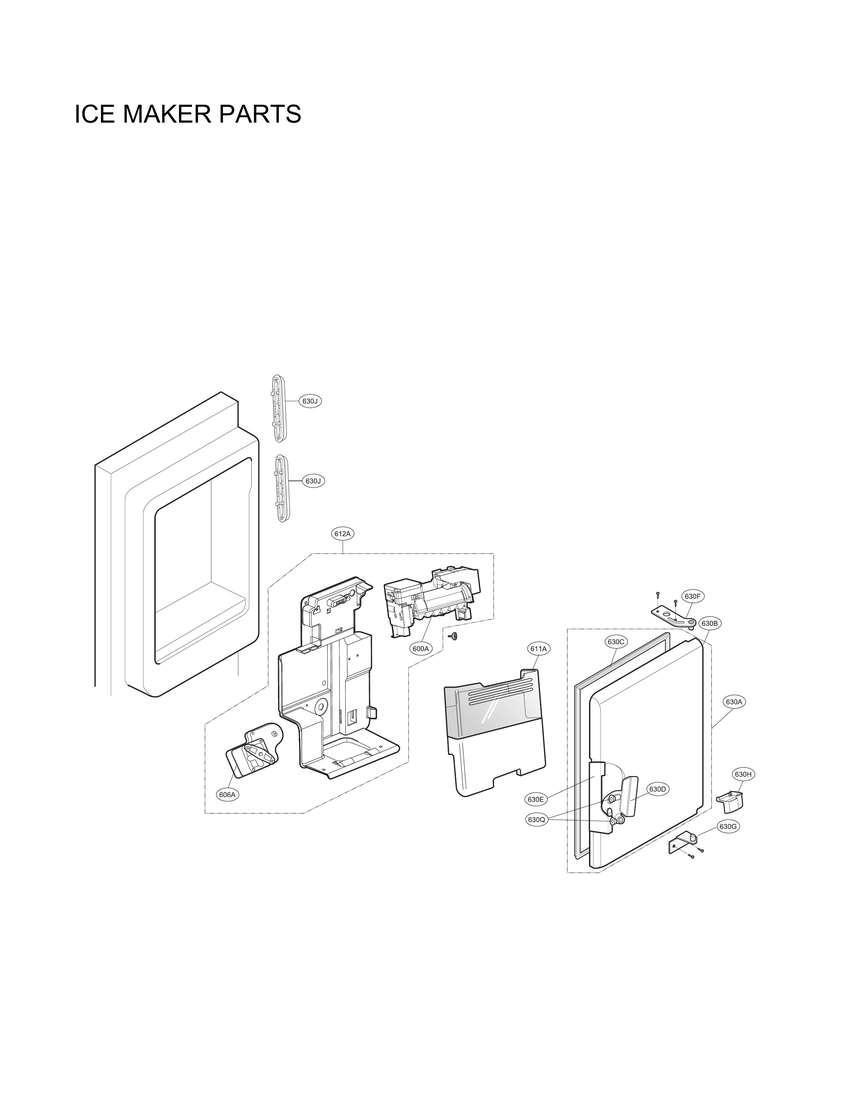 Ice maker parts