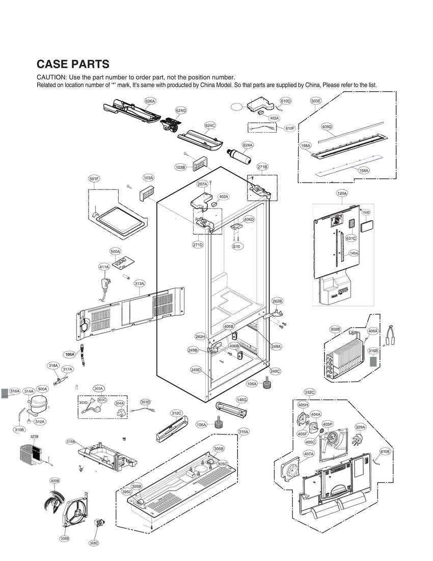 Case parts