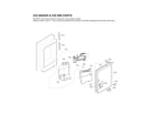 LG LMXS28626D/04 ice maker & ice bin parts diagram