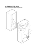 Valve & water tube parts