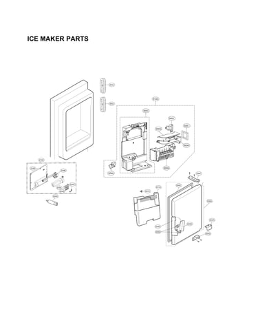 Ice maker parts