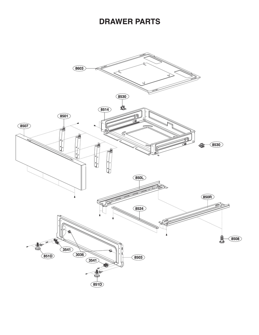 Drawer parts