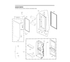 LG LRMDS3006S/01 refrigerator door parts diagram