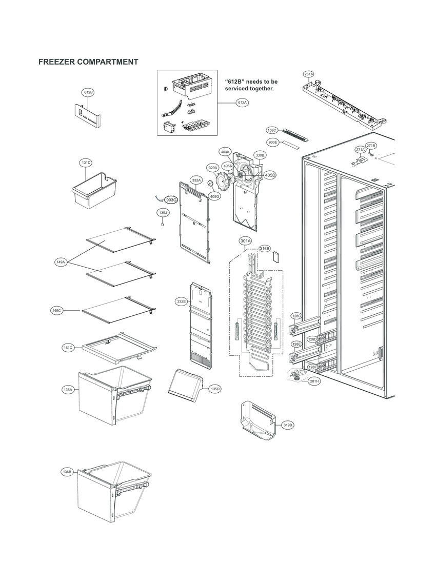 Freezer compartment
