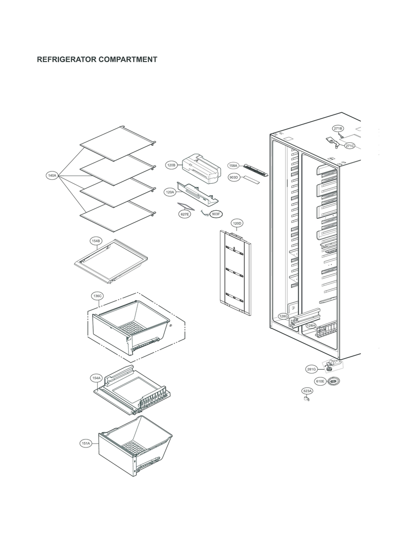 Refrigerator compartment