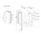 LG LSXS26366S/11 refrigerator door diagram