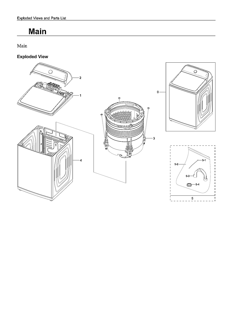 Official Samsung WA50R5200AW/US00 Washer Parts Sears, 59 OFF
